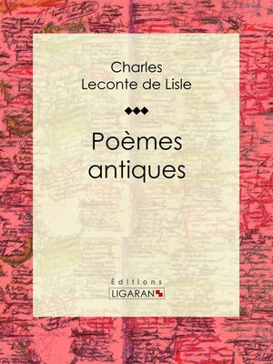 cover image of Poèmes antiques